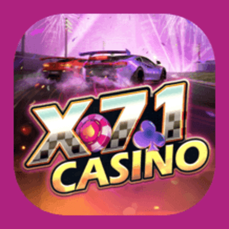 Imagem promocional da X71CASINO mostrando a plataforma e suas vantagens